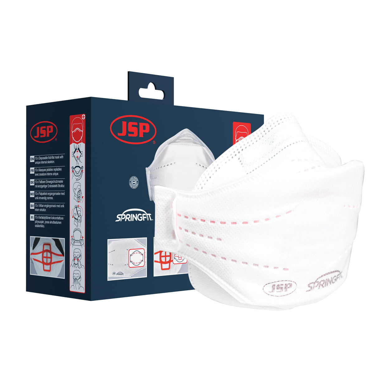 Springfit 431ML FFP3 Disposable Mask - Box of 10