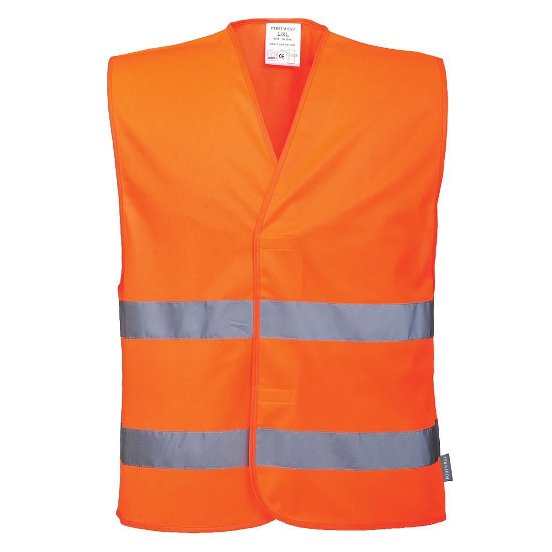 Hi-Vis Two Band Vest - Orange