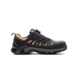 Gold Safety Shoe w - Black