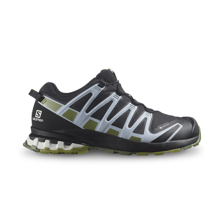 XA Pro 3D v8 GTX Shoe w - Black/green