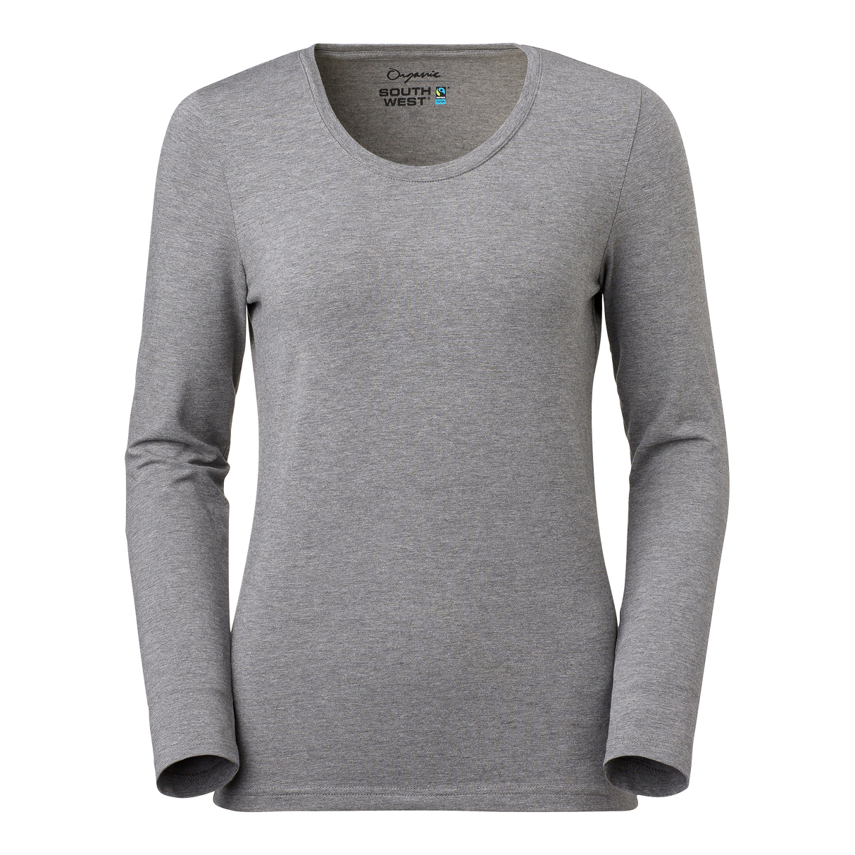 Lily T-shirt w - Medium greymelange