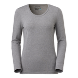 Lily T-shirt w - Medium greymelange