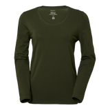 Lily T-shirt w - Dark olive