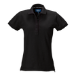 Marion solid Polo w - Black