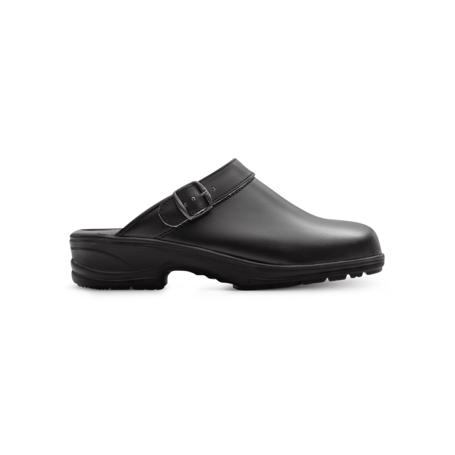 Birka Backstrap Work Clog - Black