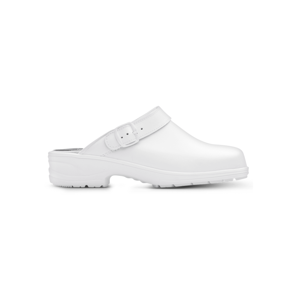 Birka Backstrap Work Clog - White