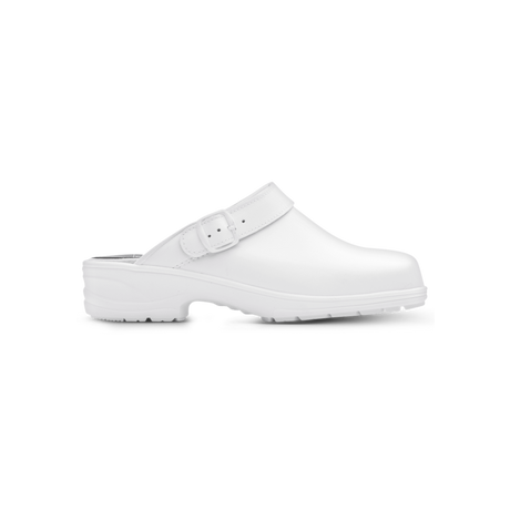 Birka Backstrap Work Clog - White