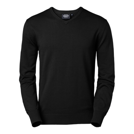 James Pullover V Neck - Black