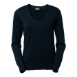 Coral Pullover V Neck w - Dark navy