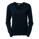 Coral Pullover V Neck w - Dark navy