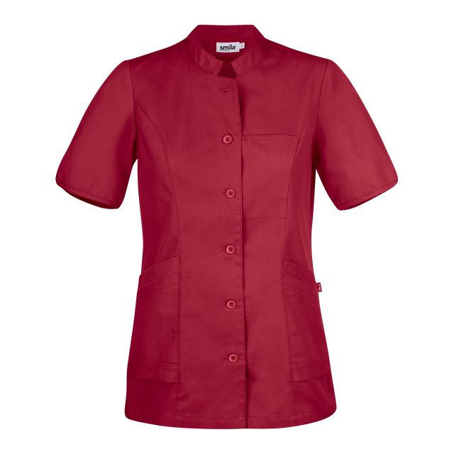 Aila Blouse w - Dark red