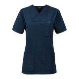 Carin Blouse w - Navy