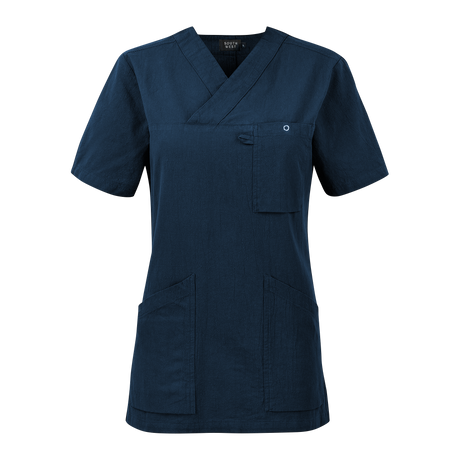 Carin Blouse w - Navy