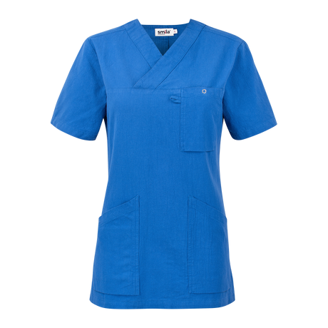 Carin Blouse w - Light royal