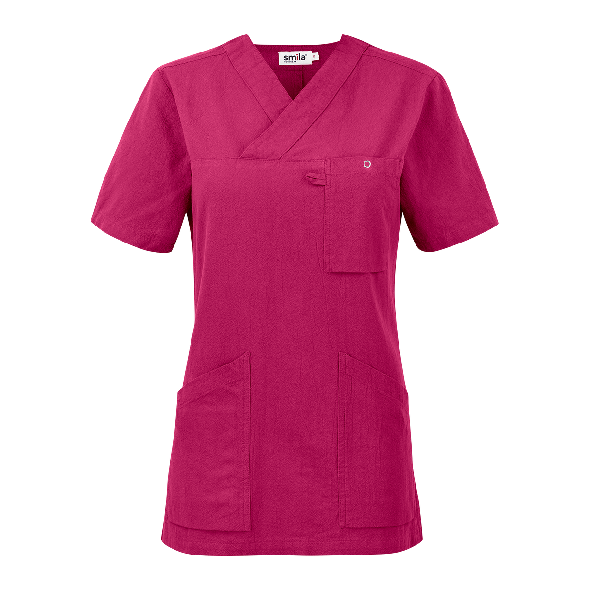 Carin Blouse w - Fuchsia