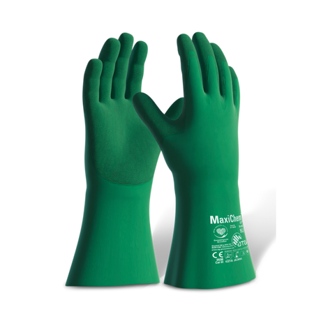 MaxiChem Cut Tritech Gloves - Green