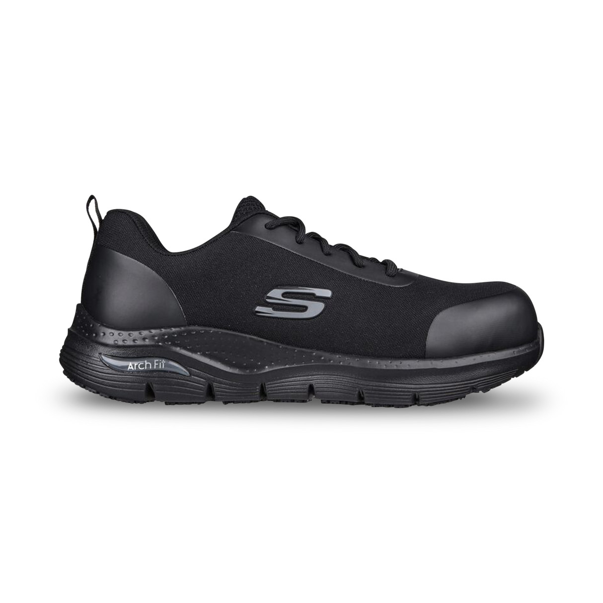Arch Fit Ringstap Safety Shoe - Black