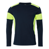 212 T-shirt - Navy/fluorescent yellow