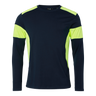 212 T-shirt - Navy/fluorescent yellow