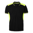 213 Polo - Black/fluorescent yellow