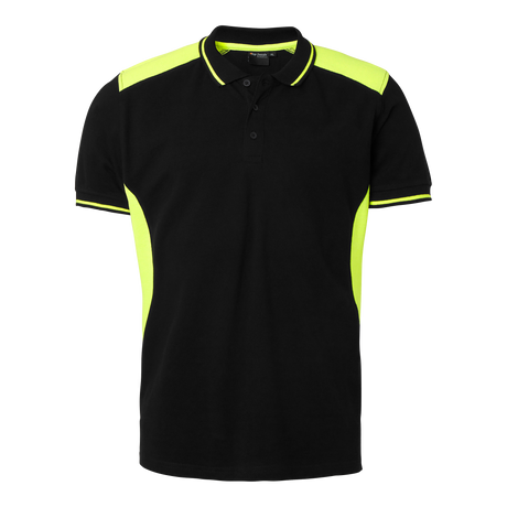 213 Polo - Black/fluorescent yellow