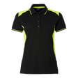 214 Polo w - Black/fluorescent yellow