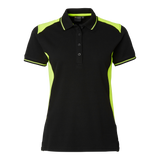 214 Polo w - Black/fluorescent yellow
