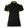 214 Polo w - Black/fluorescent yellow