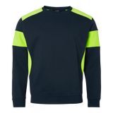 221 Sweat - Navy/fluorescent yellow