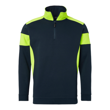 222 Sweat - Navy/fluorescent yellow