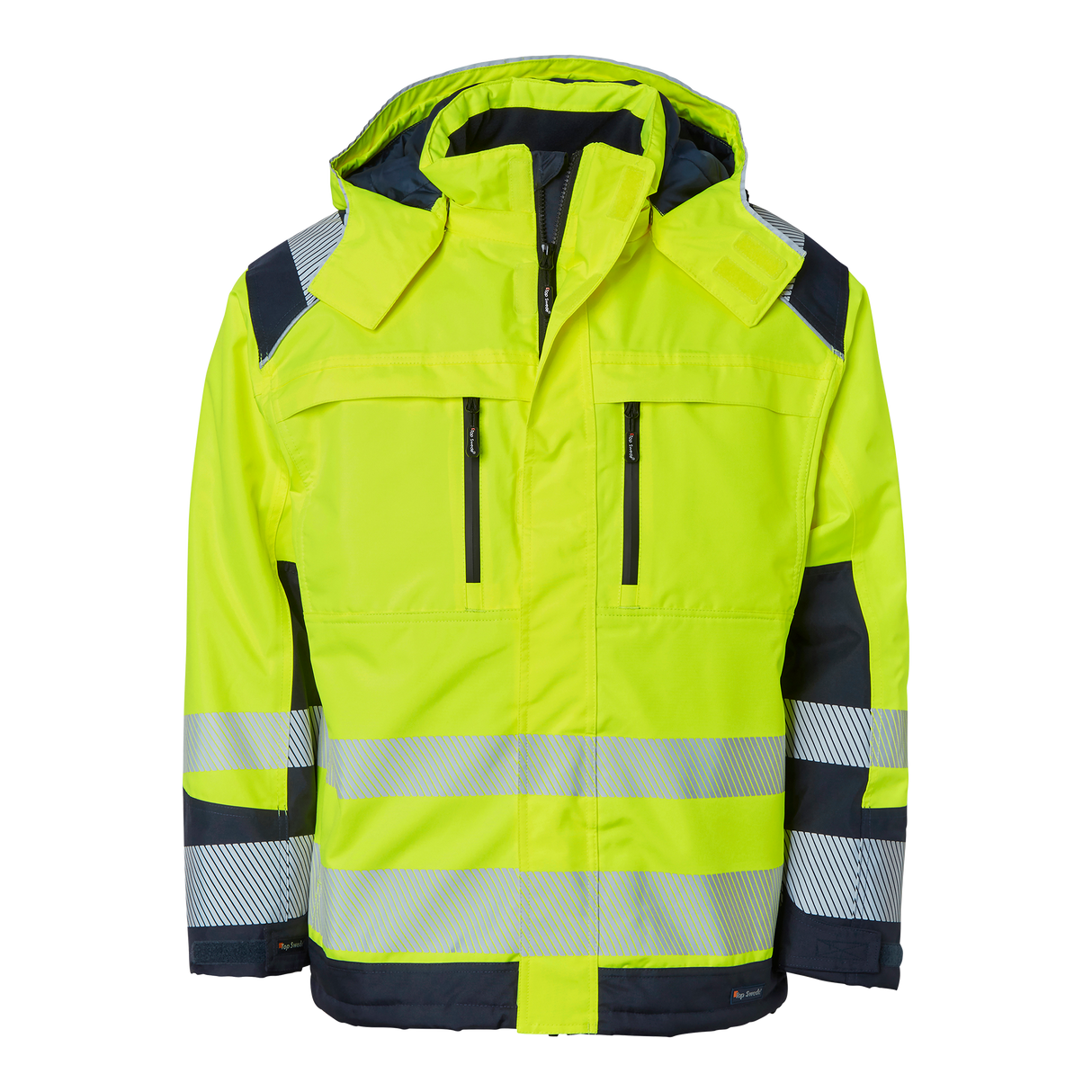 120 Jacket - Fluorescent yellow/navy