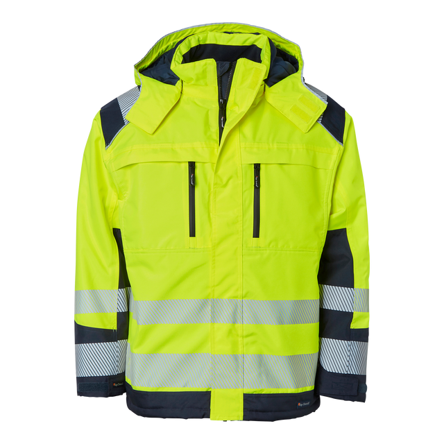 120 Jacket - Fluorescent yellow/navy