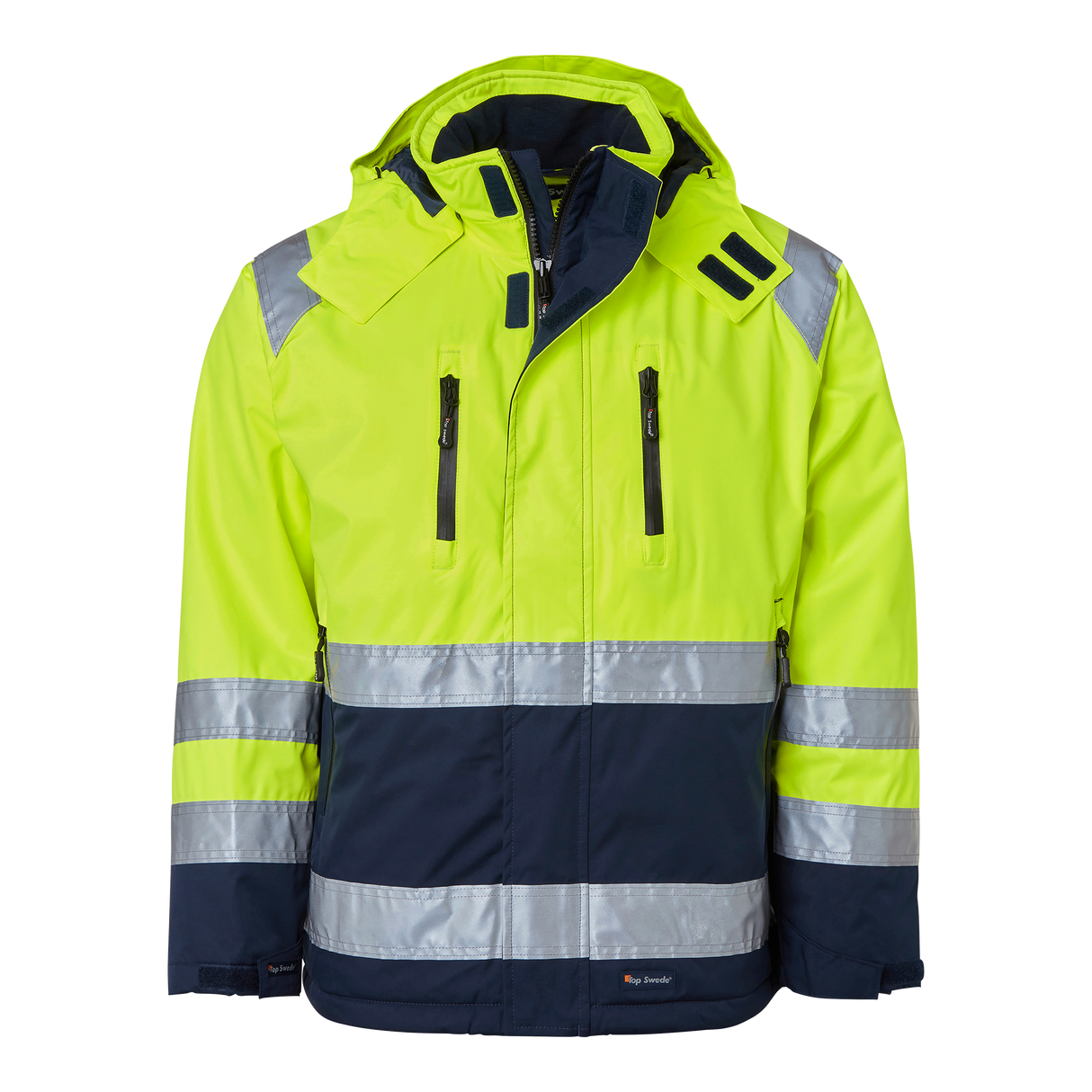 122 Jacket - Fluorescent yellow/navy