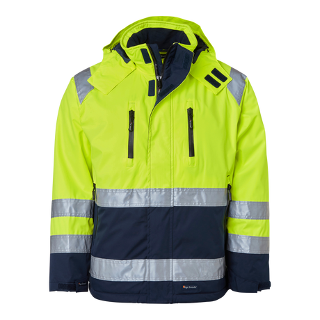 122 Jacket - Fluorescent yellow/navy