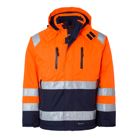 122 Jacket - Fluorescent orange/navy