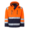 122 Jacket - Fluorescent orange/navy
