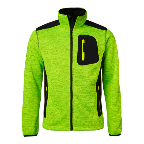 123 Fleece - Yellow melange/black