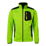 123 Fleece - Yellow melange/black