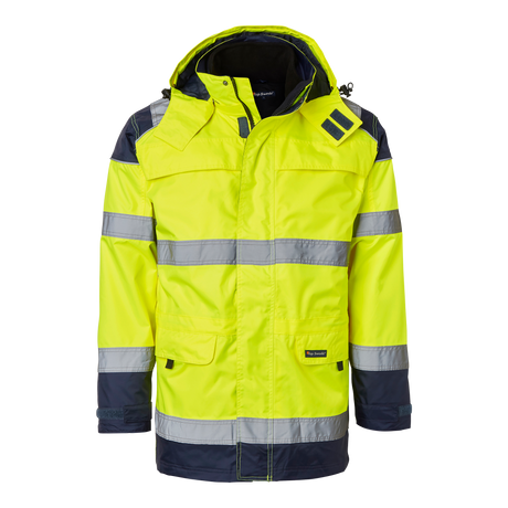 126 Parka - Fluorescent yellow/navy