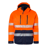 127 Jacket - Fluorescent orange/navy