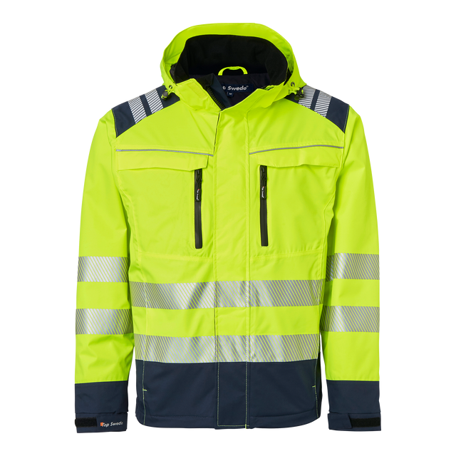 130 Jacket - Fluorescent yellow/navy
