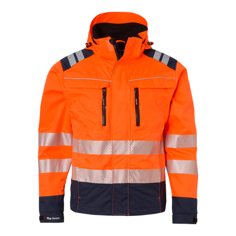 130 Jacket - Fluorescent orange/navy