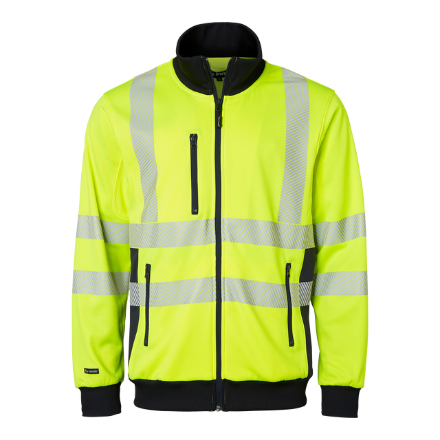 1529 Sweat - Fluorescent yellow/navy