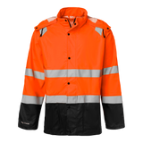 180 Rain Jacket Hi-Vis - Fluorescent orange/black