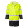 181 Rain Coat Hi-Vis - Fluorescent yellow/black