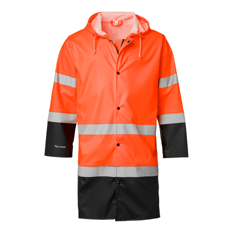 181 Rain Coat Hi-Vis - Fluorescent orange/black