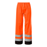 182 Rain Trousers Hi-Vis - Fluorescent orange/black