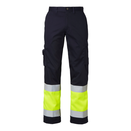 2070 Trousers - Navy/fluorescent yellow