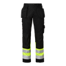 2171 Craftsmen Trousers - Black/fluorescent yellow