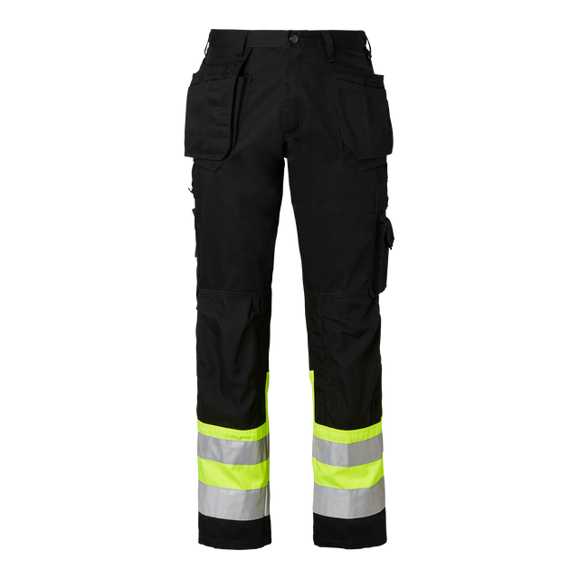 2171 Craftsmen Trousers - Black/fluorescent yellow